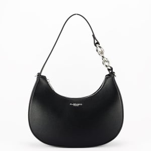Geanta neagra de tip barca FloraCO Paris F8535 125