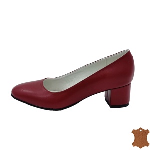 Pantofi Dama Rosii Piele Naturala Macaulay - Img 6