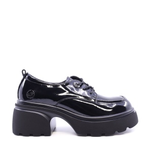 Pantofi femei Benvenuti negri din piele lăcuită 1278DP1273LN - Img 1