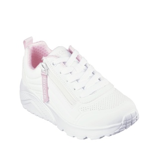 Pantofi sport femei Skechers Uno Lite Easy Zip albi 1967DP310387A - Img 2