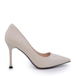 Pantofi stiletto femei Luca di Gioia bej din piele 3847dp272be - Img 1