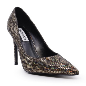 Pantofi tip stiletto femei Steve Madden Evelyn negri cu print snake 1467DPEVELYNSN - Img 2