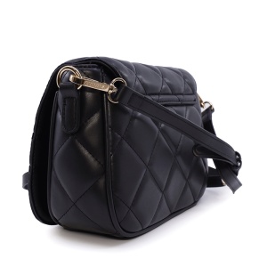 Poșetă crossbody femei Valentino Ada neagră cu aspect matlasat 1958poss51o09n - Img 2