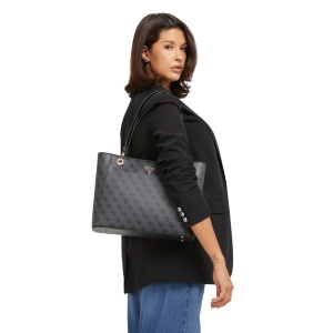 Poșetă tote femei Guess gri cu logo 918posshwbg7879250gr - Img 2