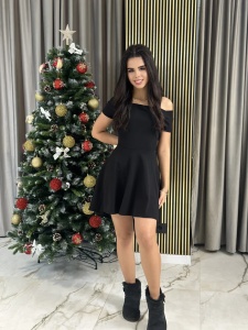 Rochie Axia Negru - Img 1