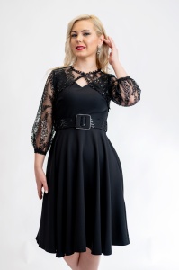 Rochie Dama Eleganta Sofi Negru - Img 3