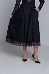 Rochie DREAM neagra cu broderie - Img 4
