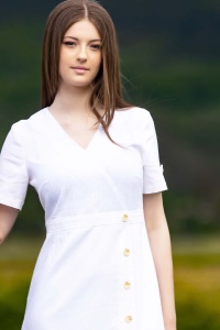 Rochie in si viscoza Amalia - Img 3