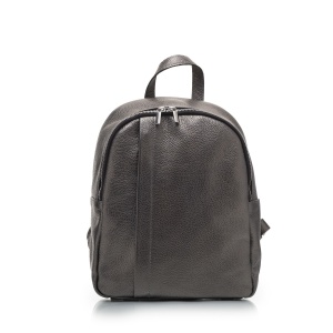 Rucsac damă din piele naturală,Leofex- 4021 Bronz box