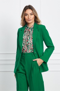 Sacou Nicola verde cambrat