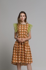 SONNET dress with geometric print - Img 2