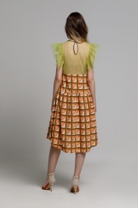 SONNET dress with geometric print - Img 5
