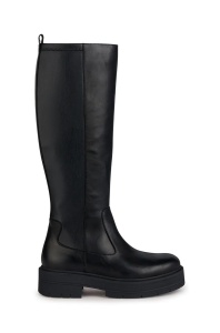 Geox cizme D SPHERICA EC7 F femei, culoarea negru, cu toc drept, D36VDF 043BC C9999