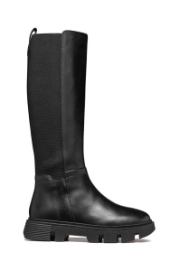Geox cizme D VILDE femei, culoarea negru, cu toc plat, D46UAD 043NH C9999