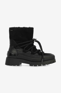 Mexx botine PISANA KYOTO femei, culoarea negru, cu toc plat, izolat, MITY1705443W
