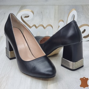 Pantofi Dama Negri Piele Naturala Vrizz - Img 5