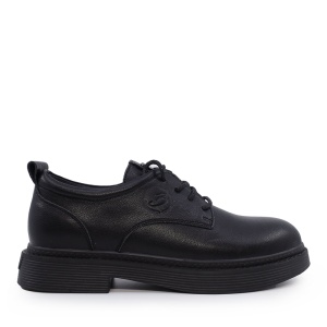 Pantofi derby Benvenuti negri din piele naturală 3748dp206n - Img 1
