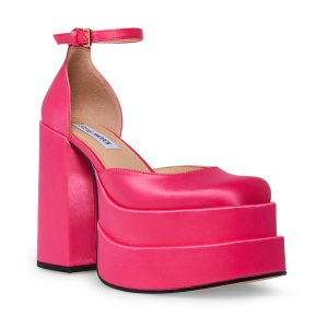 Pantofi femei Steve Madden fuschia din satin 1464dp12138fu - Img 2