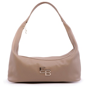 Poșetă hobo femei Enzo Bertini taupe din piele 394POSP6167TA - Img 1