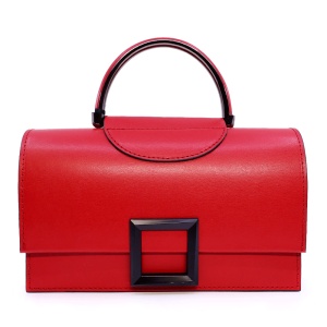 Poșetă satchel femei Enzo Bertini roșie din piele 154POSP3204R - Img 1