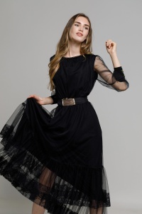 Rochie AMARIS neagra - Img 4