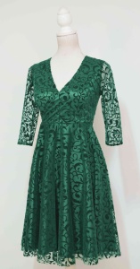 Rochie de ocazie clos verde Caroline - Img 6