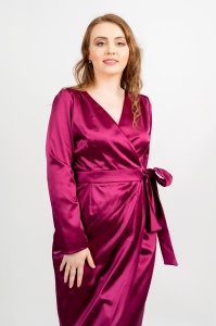 Rochie De Ocazie Maddy, Visiniu - Img 3