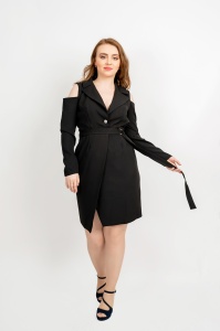 Rochie petrecuta de ocazie neagra petrecuta Kirra - Moze - Img 1