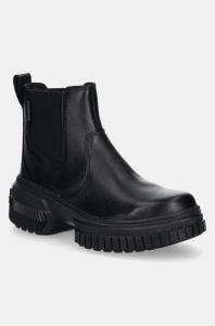Sorel ghete chelsea de piele ONA AVE CHELSEA BOOT WP femei, culoarea negru, cu platforma, 2102161010