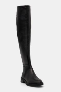 Steve Madden cizme Leza femei, culoarea negru, cu toc plat, SM11003368