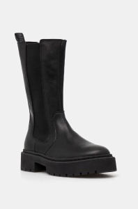 Steve Madden ghete chelsea de piele Ginny femei, culoarea negru, cu platforma, SM11003332