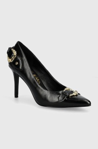 Versace Jeans Couture pantofi cu toc Scarlett culoarea negru, 77VA3S56 71570 899