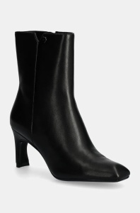 Armani Exchange botine femei, culoarea negru, cu toc cui, XDN038 XV886 00002