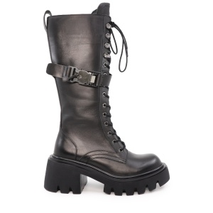 Cizme femei Enzo Bertini negre din piele 2364DC7775N - Img 1