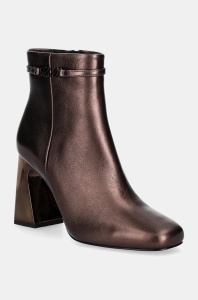 Karl Lagerfeld botine ASTRANOVA femei, culoarea maro, cu toc drept, KL33150M