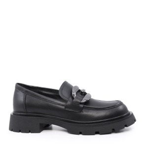 Pantofi tip loafer femei Luca di Gioia negri din piele naturală 1298DP2061N - Img 1