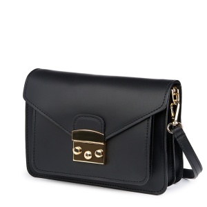 Poseta dama din piele naturala Catalina neagra