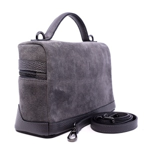 Poșetă satchel femei Enzo Bertini gri 154posp3410gr - Img 2