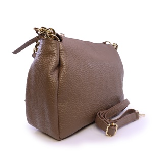 Poșetă tote Enzo Bertini taupe din piele 245POSP24128TA - Img 2
