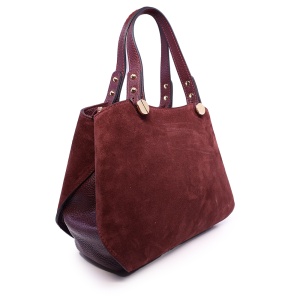 Poșetă tote femei Enzo Bertini bordo 154POSP3399VBO - Img 2