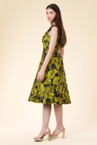Rochie brocart Carla - Img 2