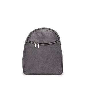Rucsac dama din piele naturala,Leofex- 4007 Gri raiat