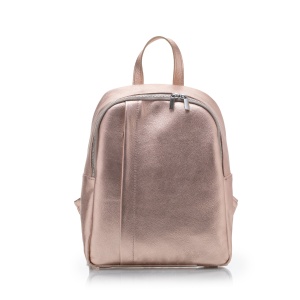 Rucsac damă din piele naturală,Leofex- 4021 Roze box