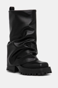 Steve Madden botine Shutter femei, culoarea negru, cu toc drept, SM11003417