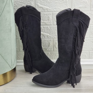 Botine Cu Toc Gros Dama Negre Dalton - Img 3