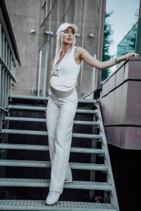 Costum Riviera ( 2 piese ) ALB