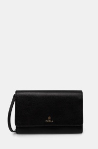 Furla poseta piele culoarea negru, WE00675.ARE000.O6000