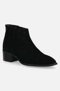 Gant cizme din piele intoarsa St Broomly femei, culoarea negru, cu toc drept, 29541789 G00