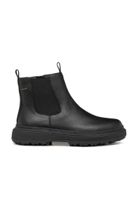 Geox botine D LAMIDIE + GRIP ABX femei, culoarea negru, cu toc plat, D46XMD 00085 C9999