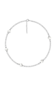 Lilou brățară placată cu argint Pearls 222/160/BRA/PEB/SR